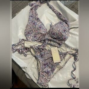 Eberjey marimar lemon bikini set.